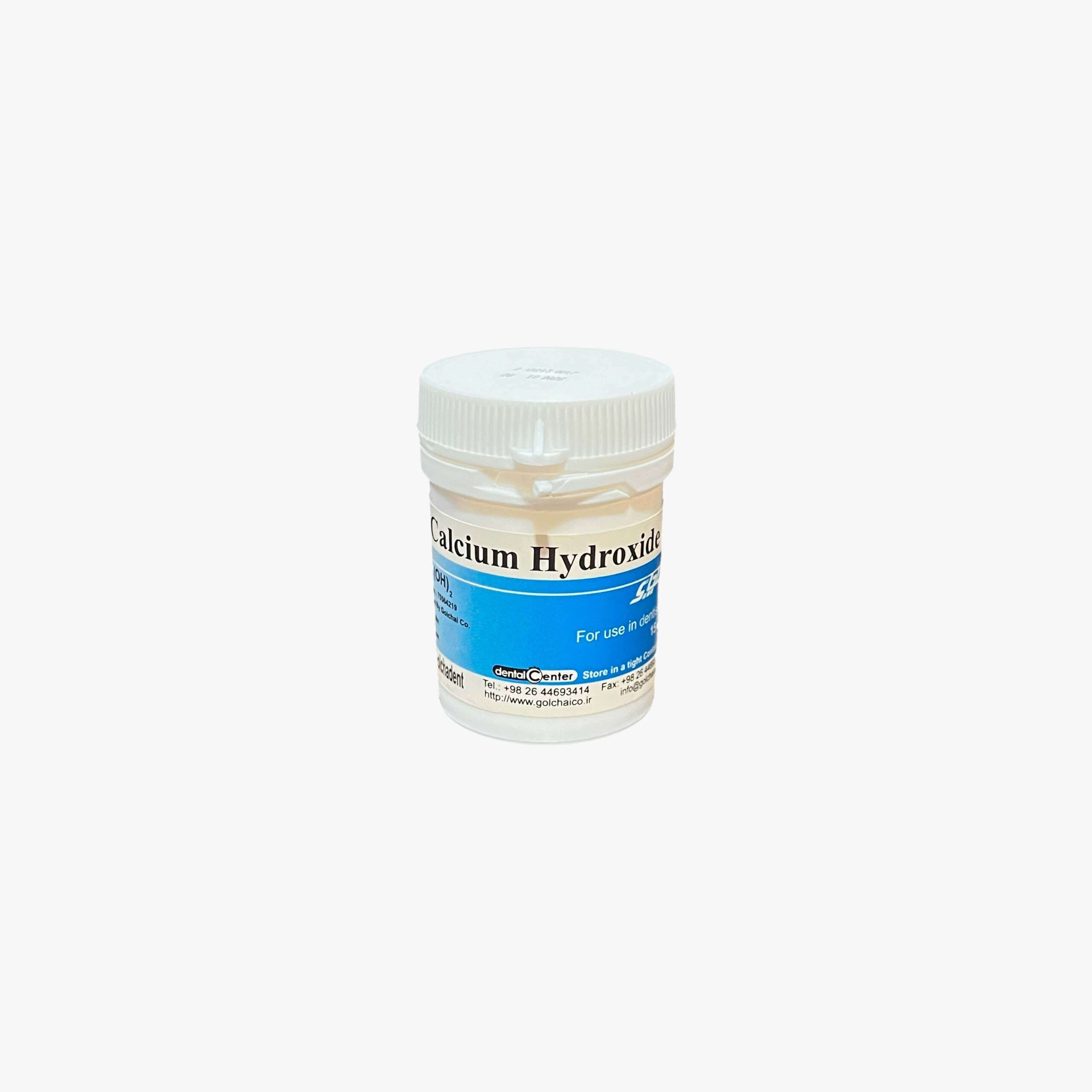 Golchai-Calcium-HydrOxide-Powder-01-scaled پودر کلسیم هیدروکساید گلچای - Image 1